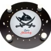 Elobra No. 130056 Deckenleuchte Capt'n Sharky mit Säbel 4-flammig, Schwarz