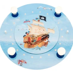 Elobra No. 130797 Deckenleuchte Capt'n Sharky auf hoher See 4-flammig, Hellblau