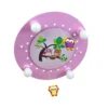 Elobra No. 128244 Deckenleuchte Eulenfamilie Mobilé 4-flammig, Rosa