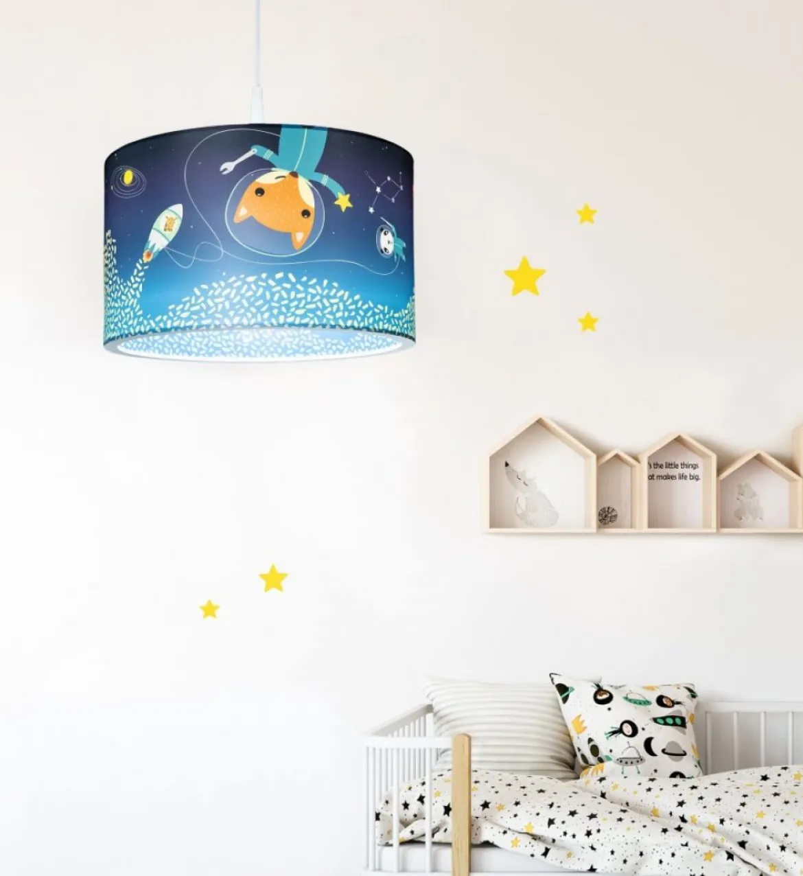 Elobra No. 138397 Deckenleuchte Little Astronauts Space Mission blau