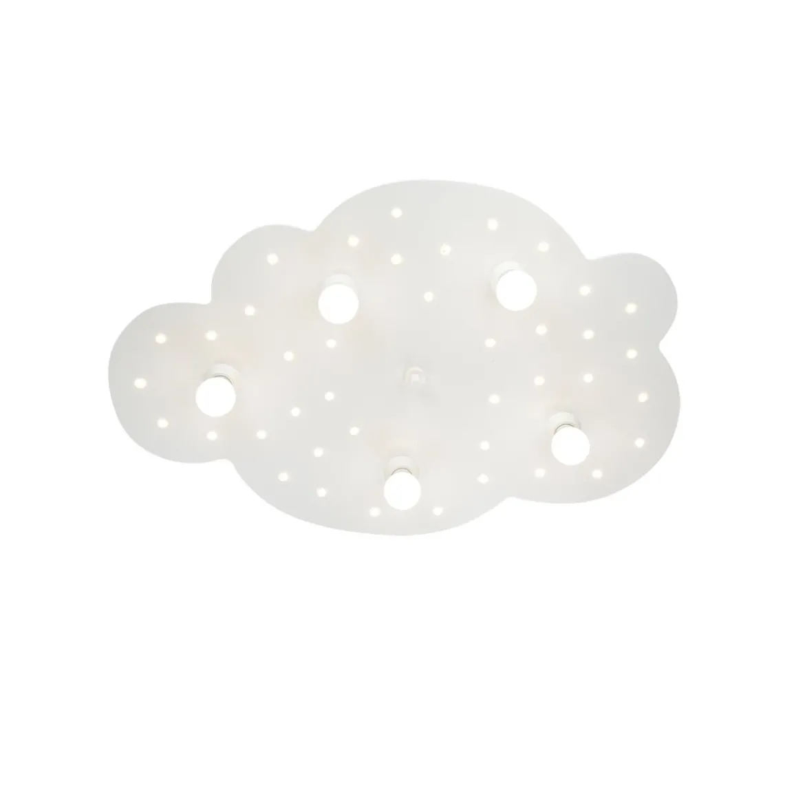 Elobra No. 126295 Deckenleuchte Wolke 5-flammig weiß
