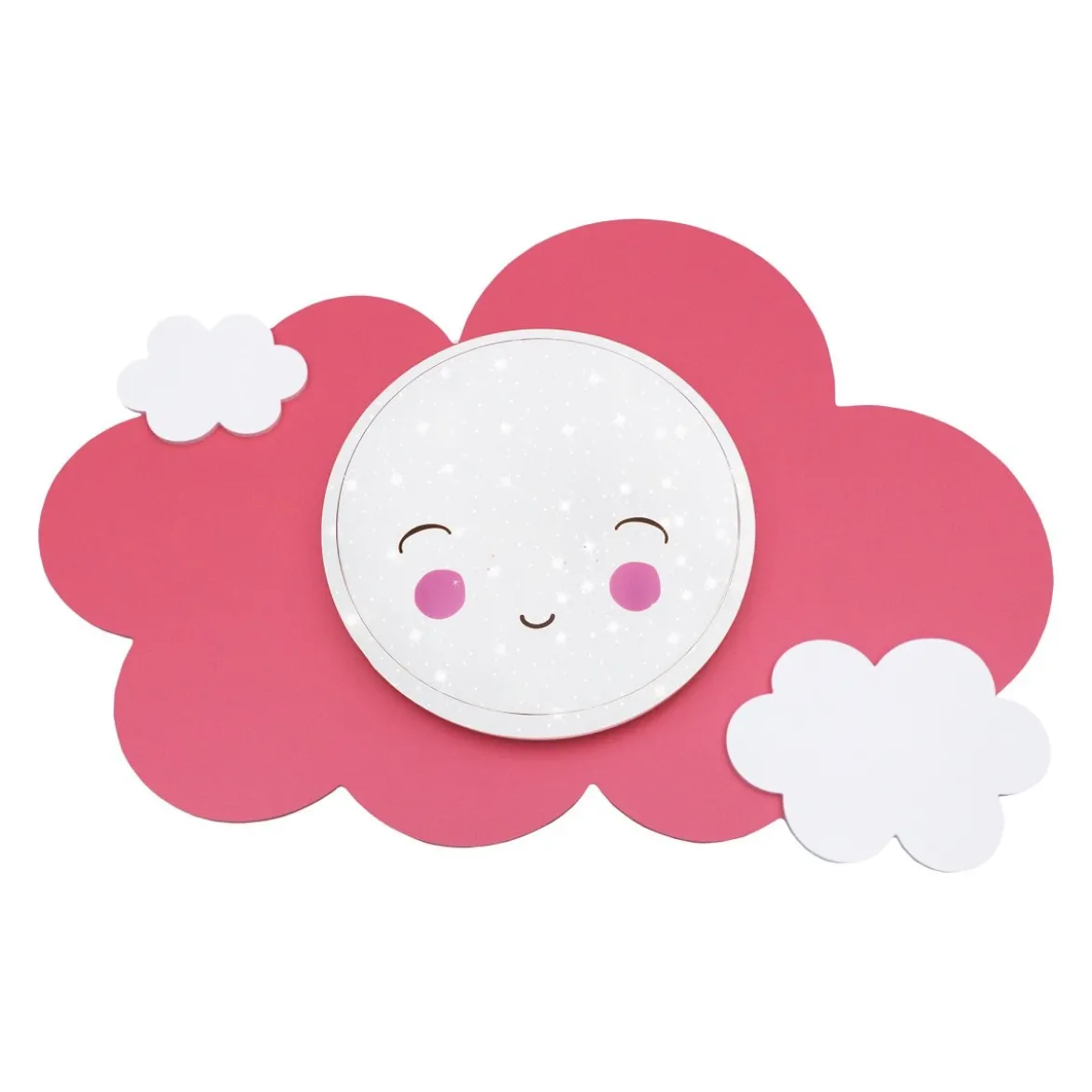 Elobra No. 137574 Deckenleuchte Wolke Starlight Smile altrosa weiß