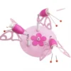 Elobra No. 122846 Deckenrondell Falter 3-flammig, Rosa