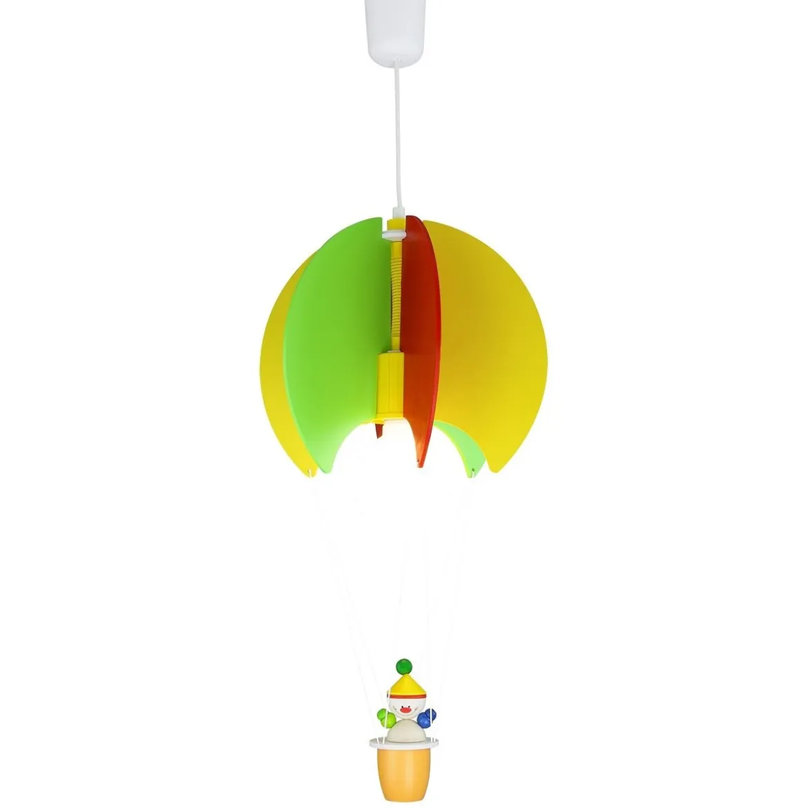 Elobra No. 125168 Pendelleuchte Ballon mit Kasper 1-flammig, Bunt