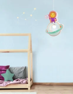 Elobra No. 138007 Pendelleuchte Little Astronauts Löwe 1-flammig Orange