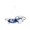 Elobra No. 127988 Pendelleuchte Polizei Helikopter mit Joe 2-flammig, Blau, Weiß, Silber
