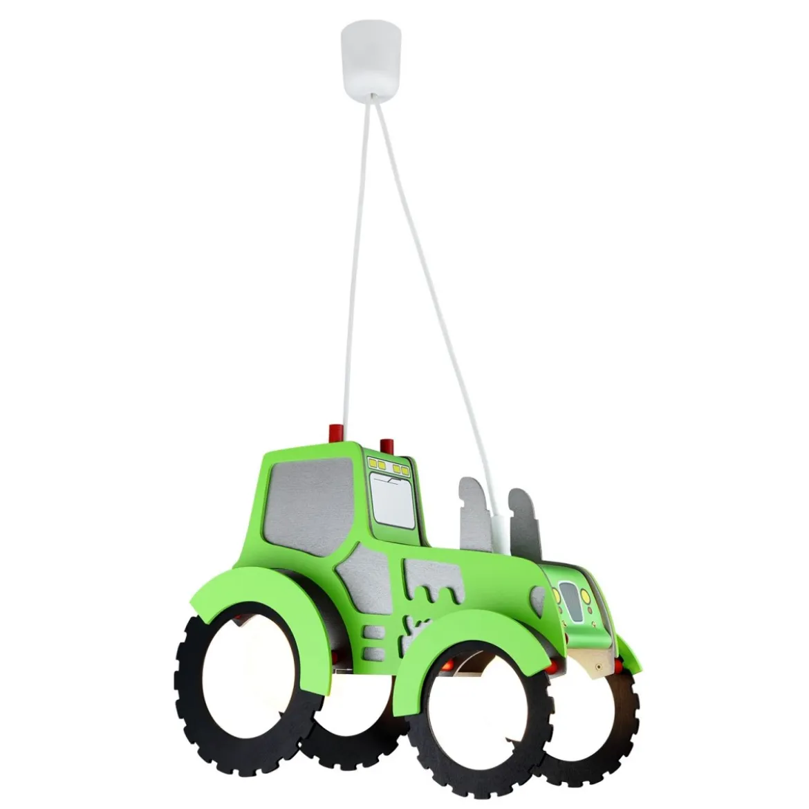 Elobra No. 127995 Pendelleuchte Traktor 2-flammig, Grün