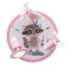 Elobra No. 135860 Wand- und Deckenleuchte Little Indians Waschbär Oskar Rosa