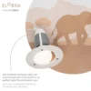 Elobra 139622 Spot Rondell Scandi  Savanne 3-flammig sand orange E14
