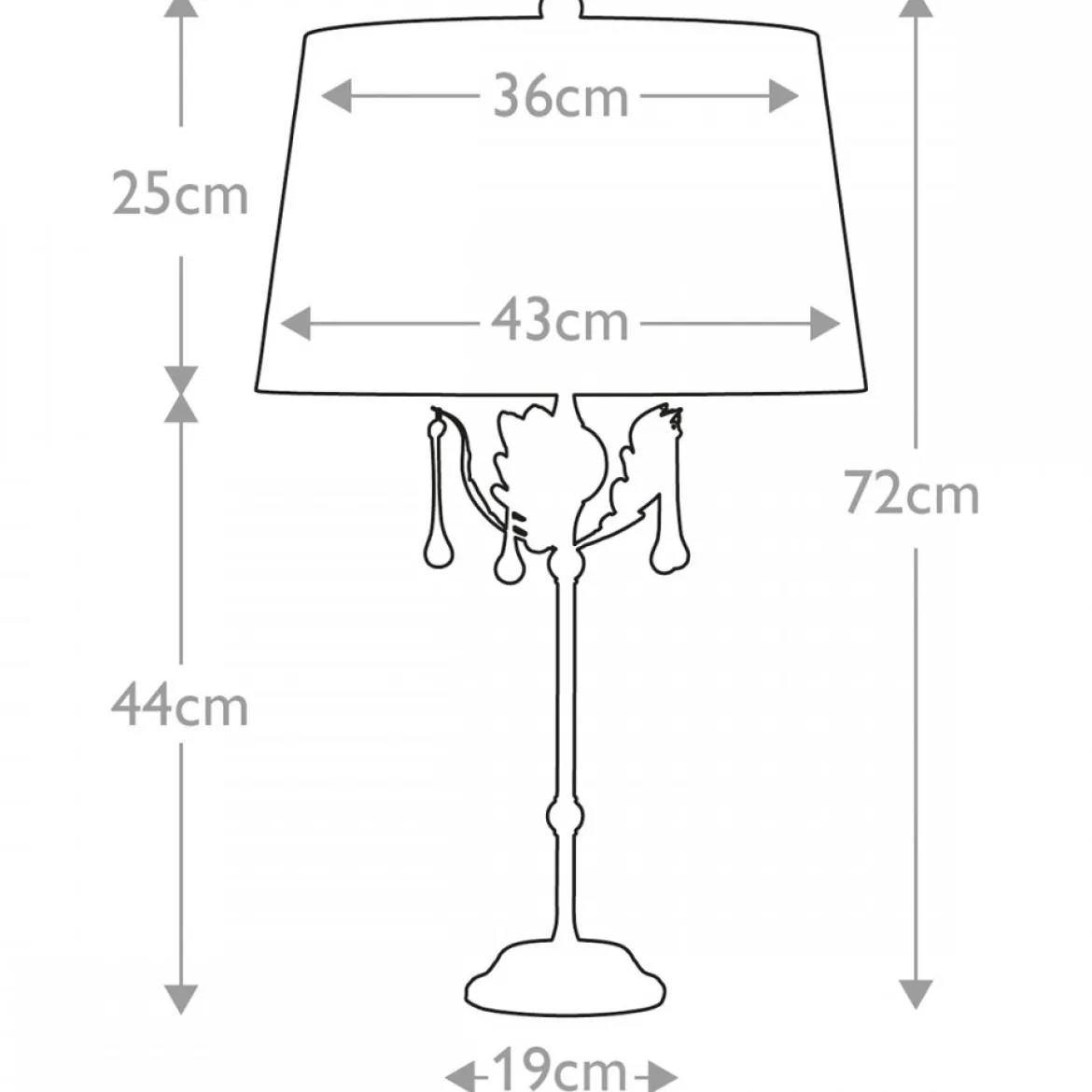 Elstead Amarilli Tischleuchte bronze Lampenschirm elfenbeinfarben 72cm