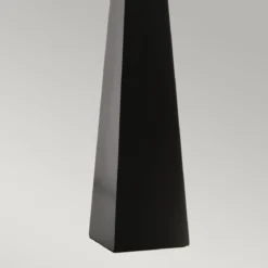 Elstead Ascent  Tischleuchte schwarz Lampenschirm weiss E27