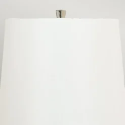 Elstead Ascent Tischleuchte schwarz Lampenschirm weiss E27
