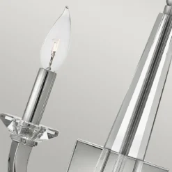 Elstead Ascher 2-flammige Wandleuchte nickel poliert