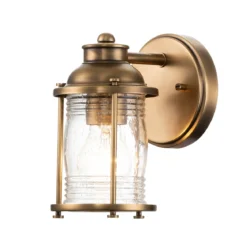 Elstead Ashland Bay Light Wandleuchte Messing klar