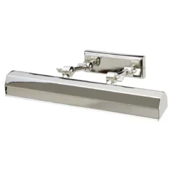 Elstead Chawton Medium Bilderleuchte poliertes Nickel 40cm
