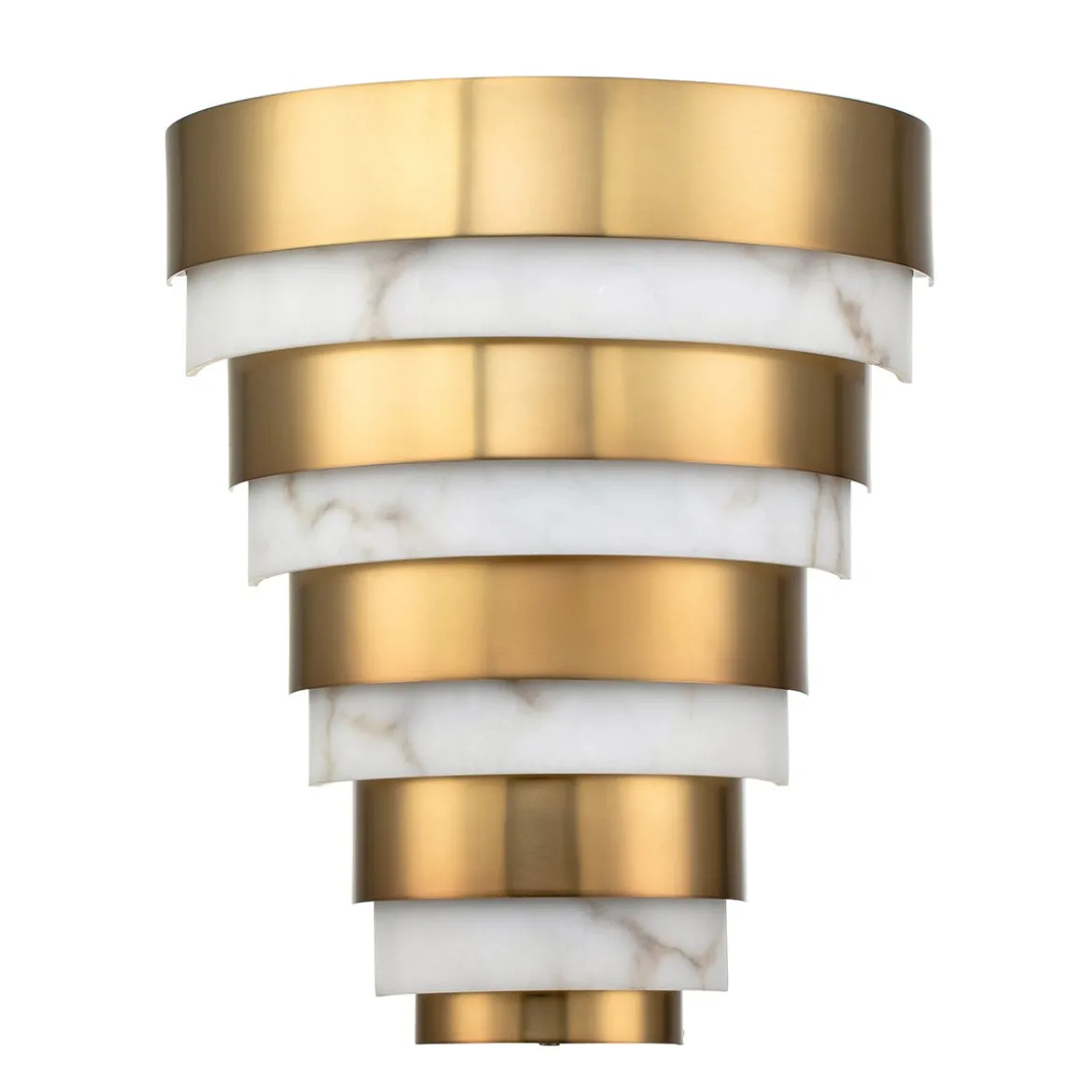 Elstead Echelon LED Wandleuchte Messing 3000K