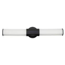 Elstead Facet Dual LED Wandleuchte schwarz matt opal
