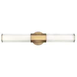 Elstead Facet Dual LED Wandleuchte Messing opal