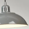 Elstead Franklin Hängeleuchte Grau 1-flammig 30cm