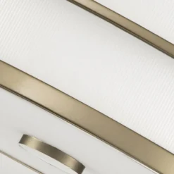 Elstead Fusion 3 Light Deckenleuchte 3-flammig messing natur lackiert E27