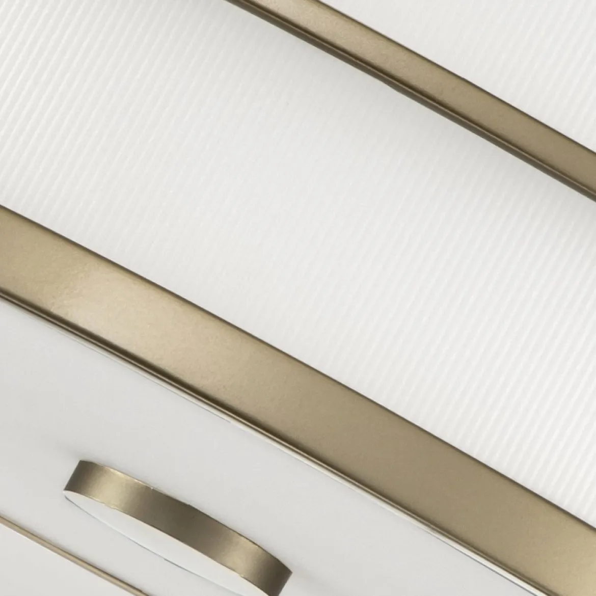 Elstead Fusion 3 Light Deckenleuchte 3-flammig messing natur lackiert E27