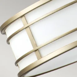 Elstead Fusion 3 Light Pendelleuchte 3-flammig messing natur lackiert E27