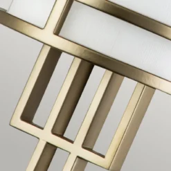 Elstead Fusion 1 Light Wandleuchte 1-flammig messing natur lackiert E27