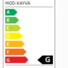 Elstead Kayva LED Wandleuchte 2-flammig Nickel klar IP44