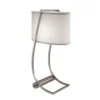 Elstead Lex 1 Light Tischlampe gebürsteter Stahl