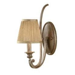 Elstead Lighting Abbey 1-Light Wandleuchte Beige 1-flammig E14