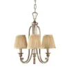 Elstead Lighting Abbey 3-Light Kronleuchter Beige 3-flammig E14