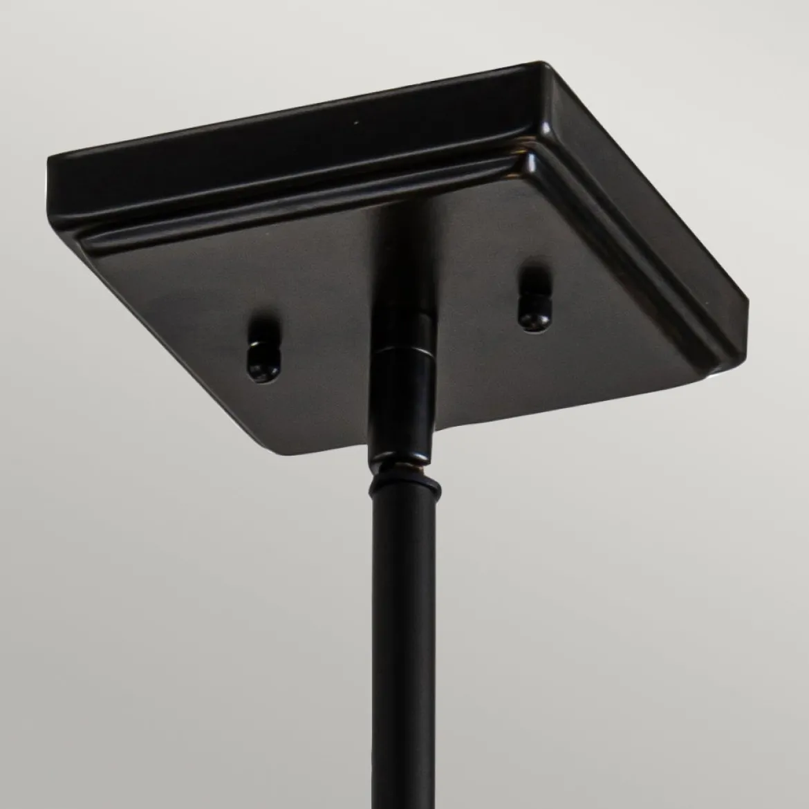 Elstead Lighting Alderley Pendelleuchte Trio-Mount 2-Light Bronze E27 Tiffany mehrfarbig