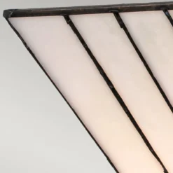 Elstead Lighting Alderley Wandleuchte Uplight 2-Light Bronze E14 Tiffany mehrfarbig