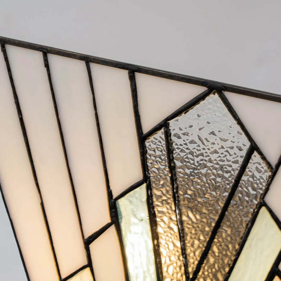 Elstead Lighting Alderley Wandleuchte Uplight 2-Light Bronze E14 Tiffany mehrfarbig