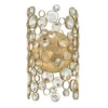 Elstead Lighting Anya 2-Light Wandleuchte 2-flammig Blattsilber E14