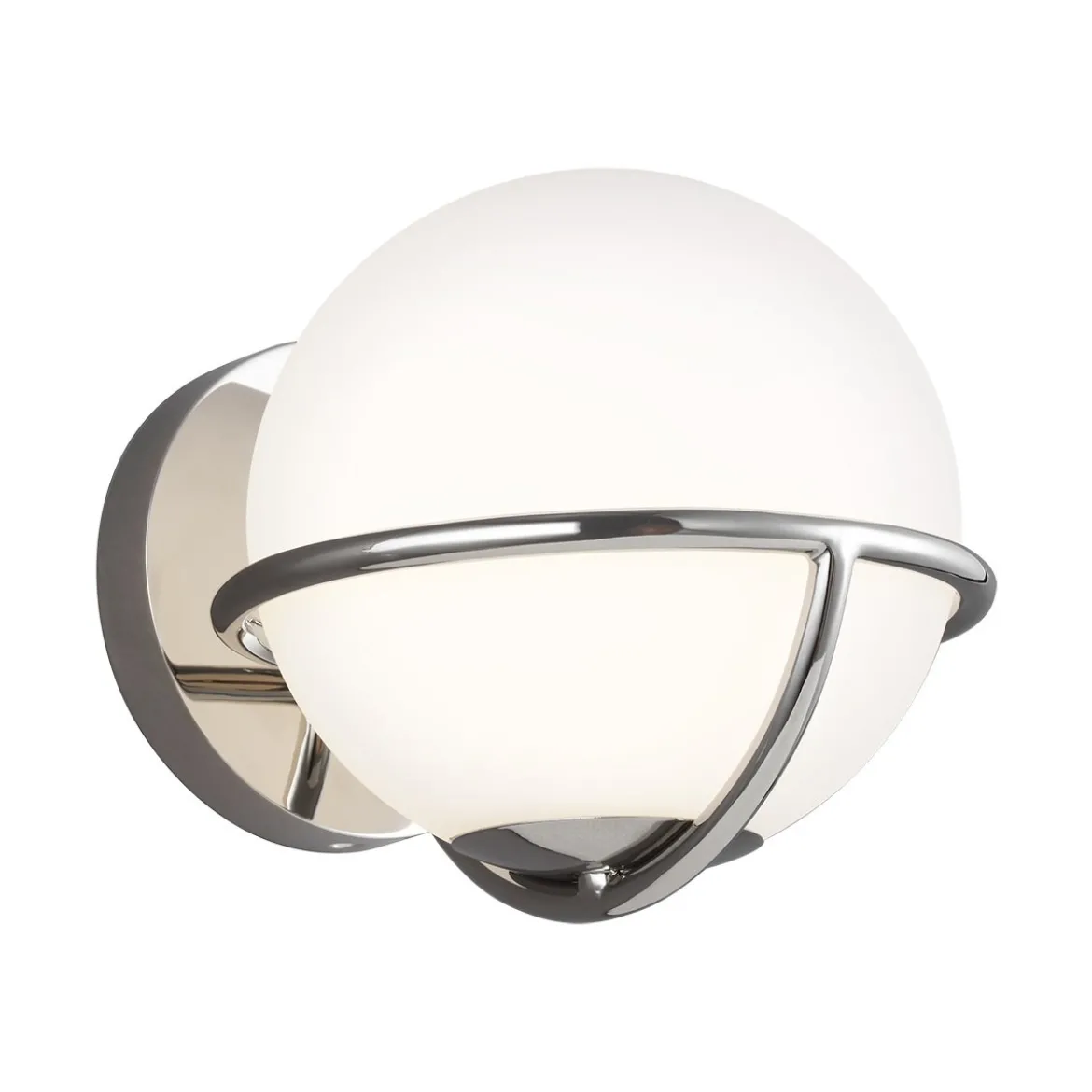 Elstead Lighting Apollo 1-Light Wandleuchte 1-flammig G9 silberfarben