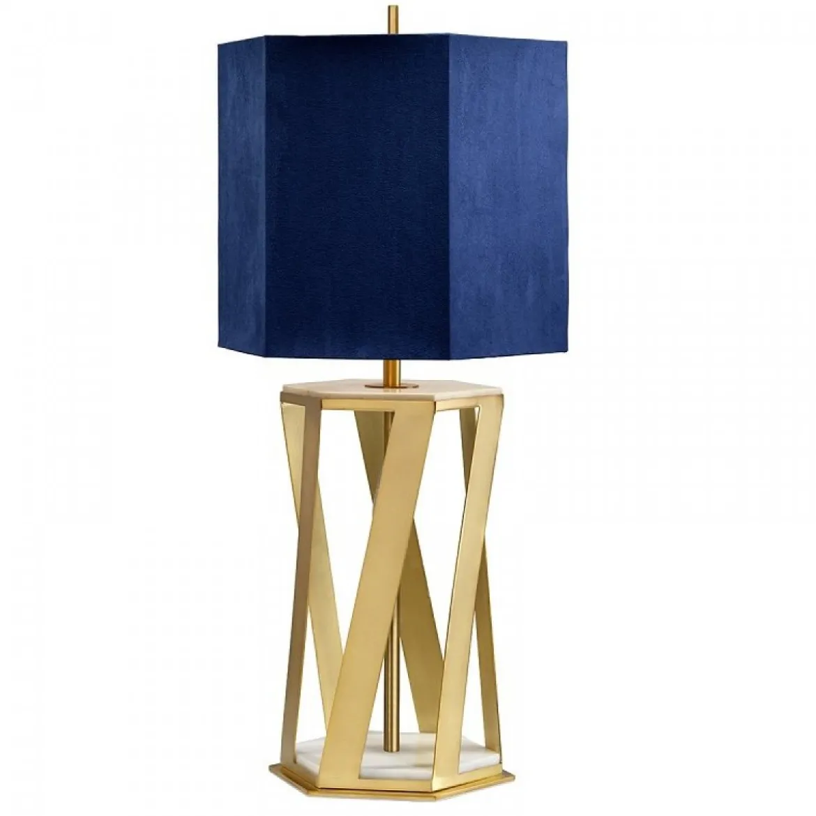 Elstead Lighting Apollo 1-Light Tischleuchte Messing gebürstet 87cm