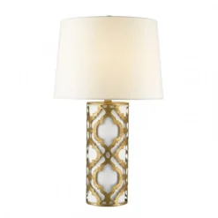 Elstead Lighting Arabella 1-Light Tischleuchte Gold 1-flammig E27 70cm