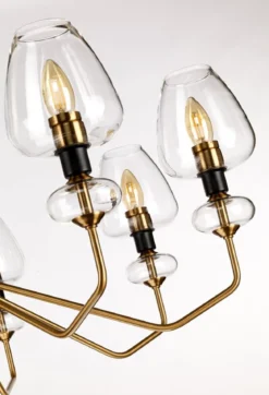 Elstead Lighting Armand 5-Light Kronleuchter Messing 5-flammig E14