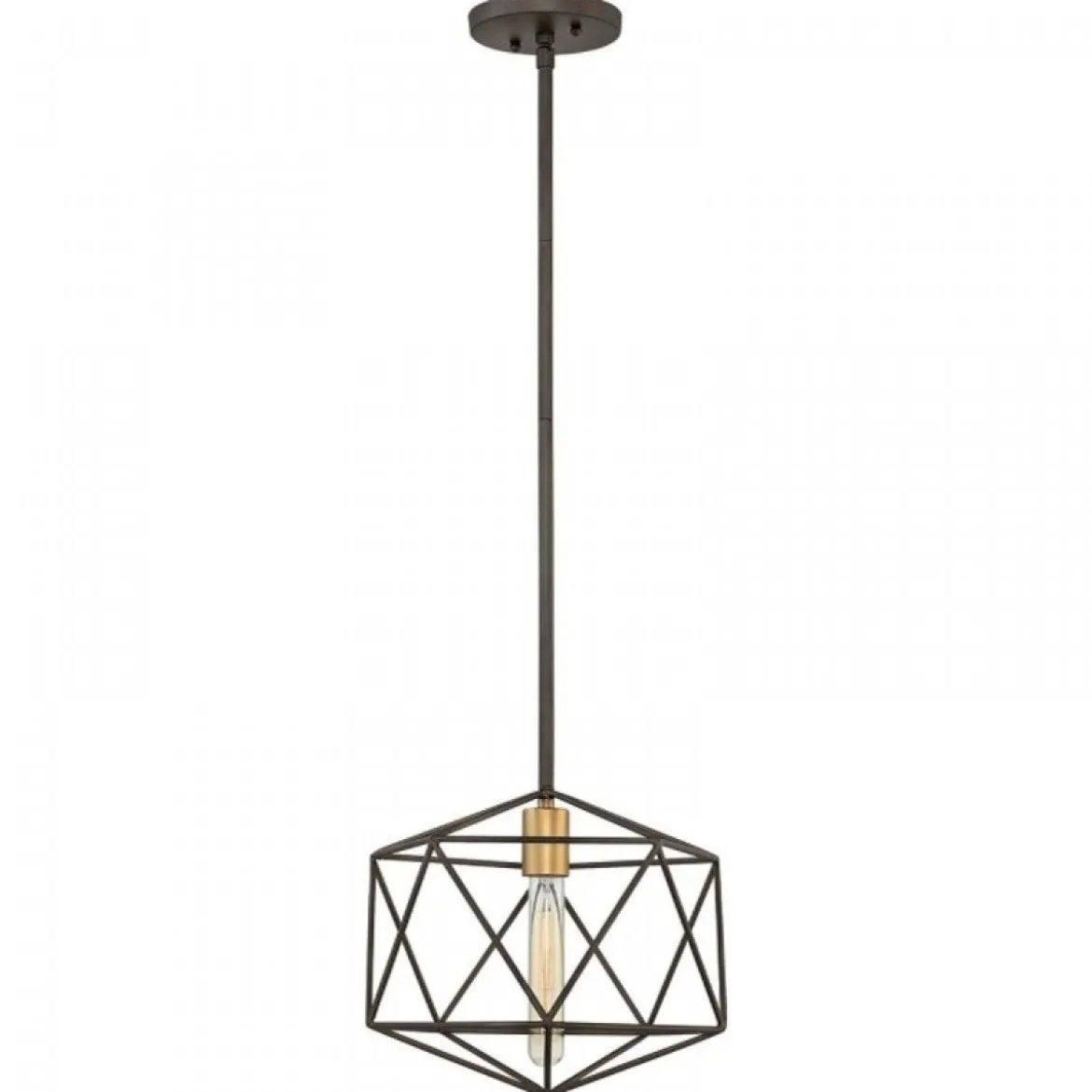 Elstead Lighting Astrid 1-Light Pendelleuchte 1-flammig Bronze Schwarz E27