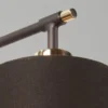 Elstead Lighting Balance 1-Light Wandleuchte 1-flammig Braun Messing E27
