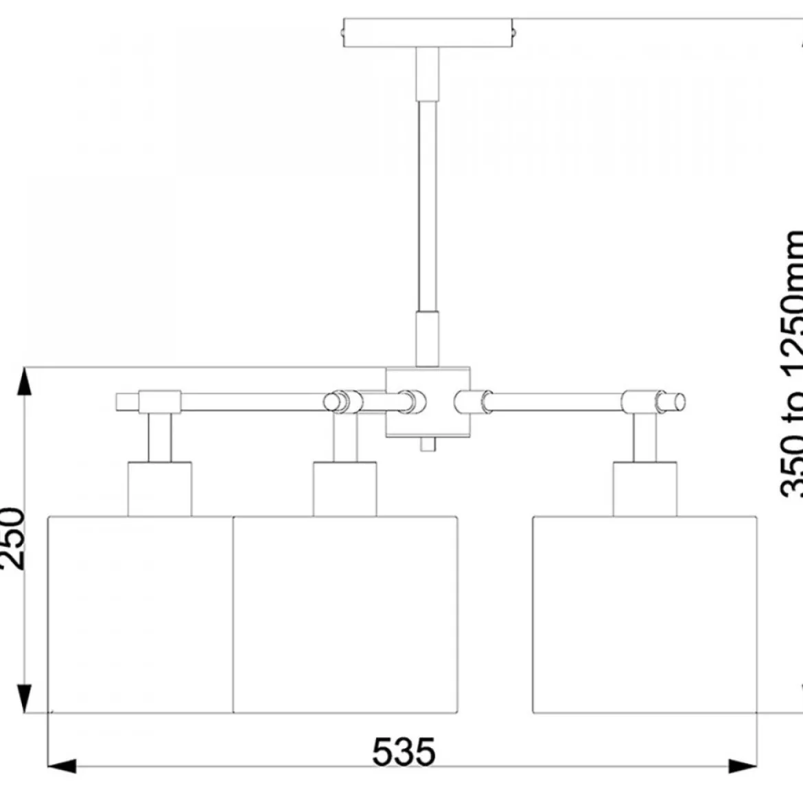 Elstead Lighting Balance 5-Light Pendelleuchte 5-flammig Weiss Nickel E14