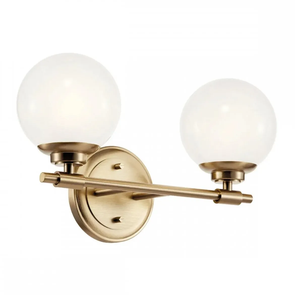Elstead Lighting Benno Wandleuchte 2-flammig Champagnerbronze