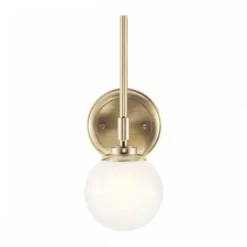 Elstead Lighting Benno Wandleuchte 1-flammig Champagnerbronze