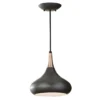 Elstead Lighting Beso 1-Light Medium Pendelleuchte Bronze dunkel 27cm E27