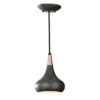 Elstead Lighting Beso 1-Light Mini Pendelleuchte Bronze dunkel 24cm E27