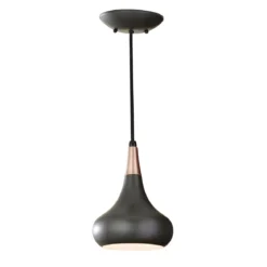 Elstead Lighting Beso 1-Light Mini Pendelleuchte Bronze dunkel 24cm E27