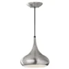 Elstead Lighting Beso 1-Light Medium Pendelleuchte Stahl gebürstet 27cm E27