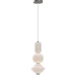 Elstead Lighting Bijou LED Pendelleuchte Nickel Gebürstet 3000K