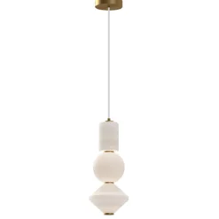 Elstead Lighting Bijou LED Pendelleuchte Altgold 3000K
